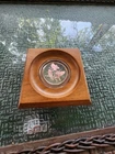 1976 Sterling Silver Roberts Birds #46 Bluebird Franklin Mint Large Medal Framed