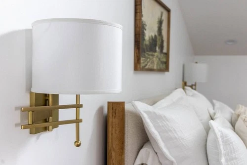 Crystorama Marshall 18" High Aged Brass Wall Sconce - Picture 7 of 8