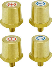 M6 Thread Male Brass Battery Charging Post Terminals M6 Battery Post Adapter ...