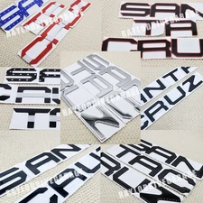 Tailgate Insert Letters 2022-2025 For Santa Cruz Adhesive 3D Raised Rear Emblem