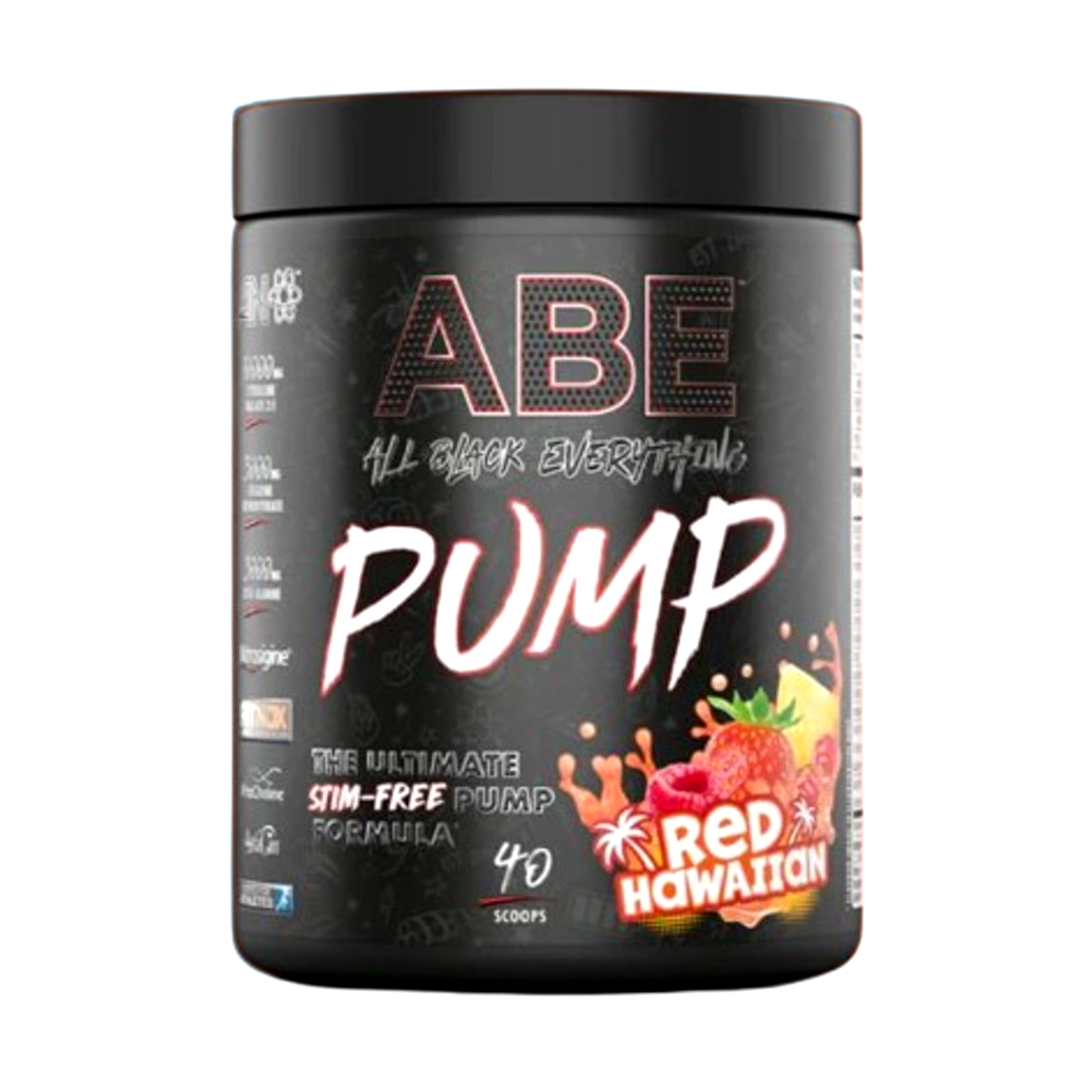 APPLIED NUTRITION ABE PUMP ULTIMATE STIM-FREE FORMULA 500G RED HAWAIIN BBE 04/26