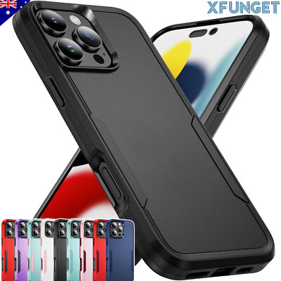 For iPhone 17 16 15 14 13 12 11 Pro Max Plus Case Heavy Duty Shockproof ...