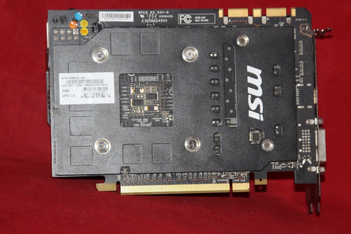 MSI N760 ITX, Nvidia GeForce GTX 760 2GB, PCI Express Graphics