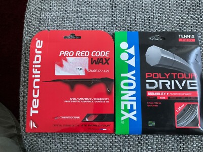 Tecnifibre Pro Red Code + Yonex Polytour Drive 1,25 mm