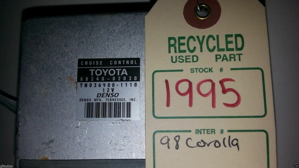 Módulo de controle de cruzeiro Toyota Corolla 1998 fabricante de equipamento original 88240-02030 #1995 - Imagem 2 de 4
