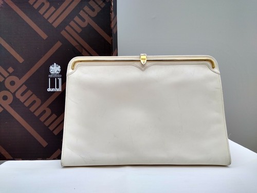 cream clutch bag