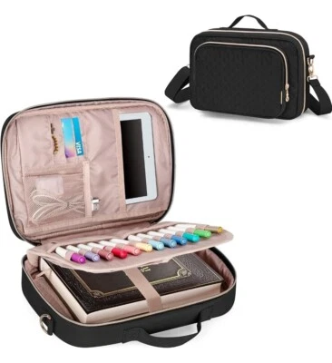 TEAMOY Bible Cover Case, Bible Carrying Case with Handle and Detachable Shoulder Strap