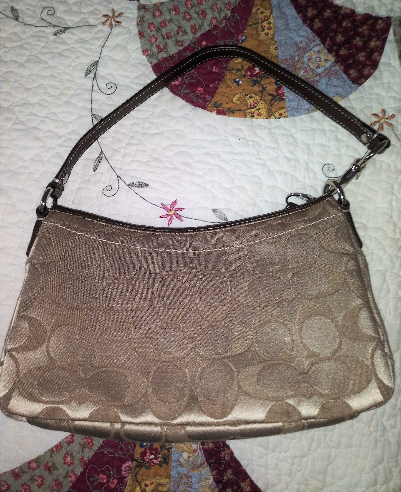 COACH SMALL HOBO SIGNATURE BAG Gem