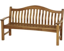 Gartenbank Gardamo Dublin 3-Sitzer natur Akazie FSC 100%