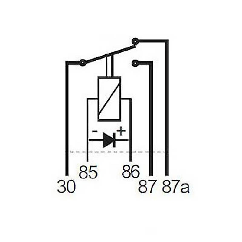 24V 40AMP 5-Pin Changeover Relay With Diode Protection & Mounting Bracket – ALNA