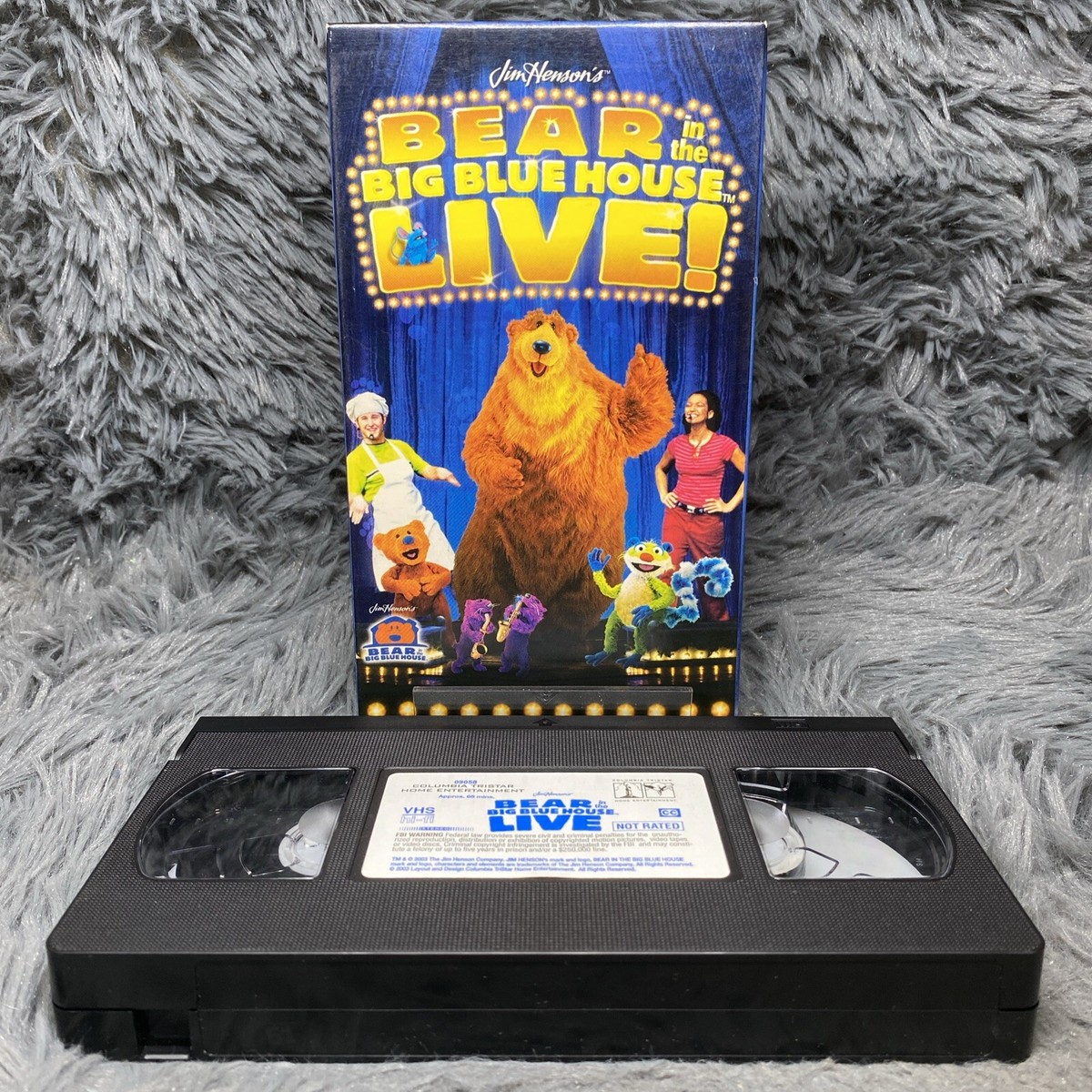 Bear in the Big Blue House Live VHS Tape 2003 Jim Henson Stage