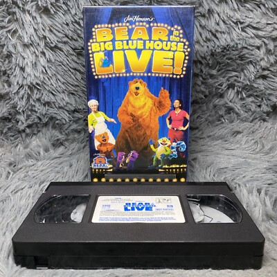 Bear in the Big Blue House Live VHS Tape 2003 Jim Henson Stage