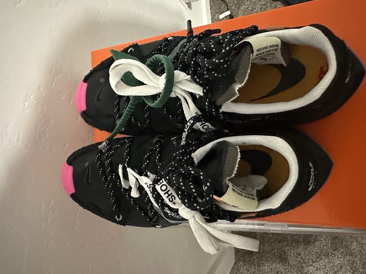 Nike Off-White x Air Zoom Terra Kiger 5 Black Pink Size Women's