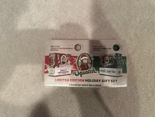 Dr. Squatch Men’s Natural Soap Holiday Bundle Frosty Peppermint Snowy Pine Tar