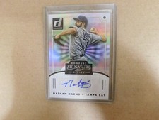 NATHAN KARNS 2016 DONRUSS OSIGNATURE SERIES AUTO SGS-NK