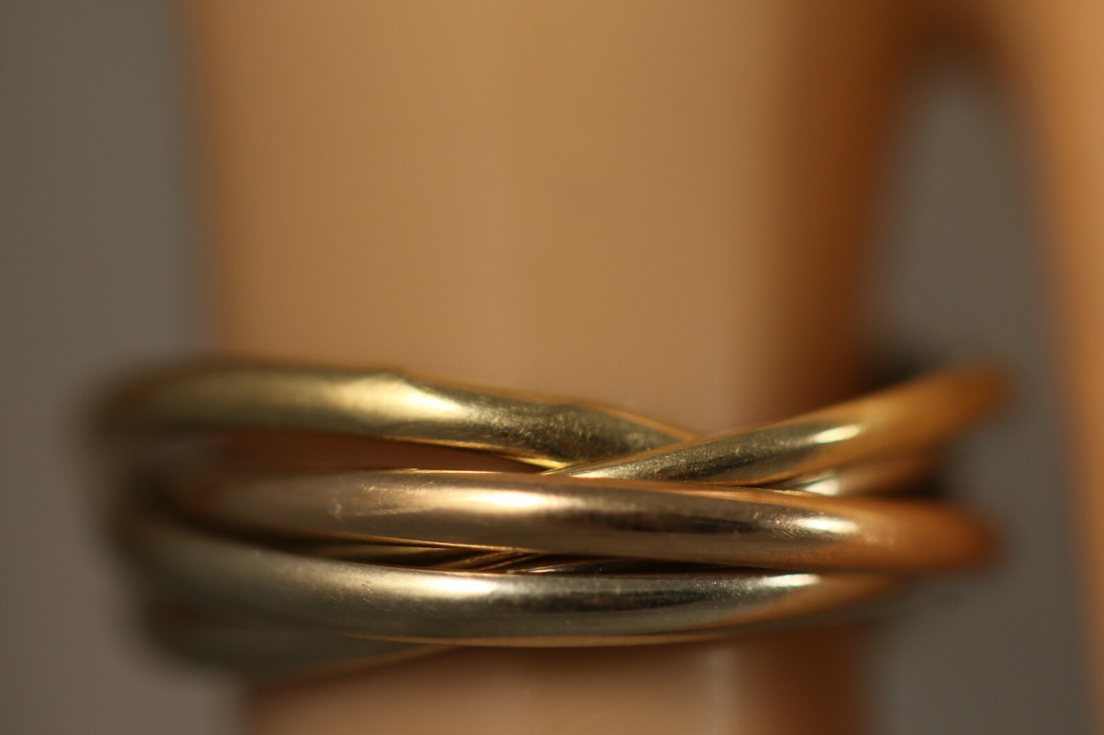 UNOAERRE 18K YELLOW GOLD ROSE GOLD WHITE GOLD 5 E… - image 2