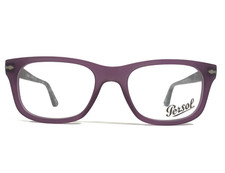 Persol Eyeglasses Frames 3029-V 9002 Matte Purple Square Full Rim 50-19-145