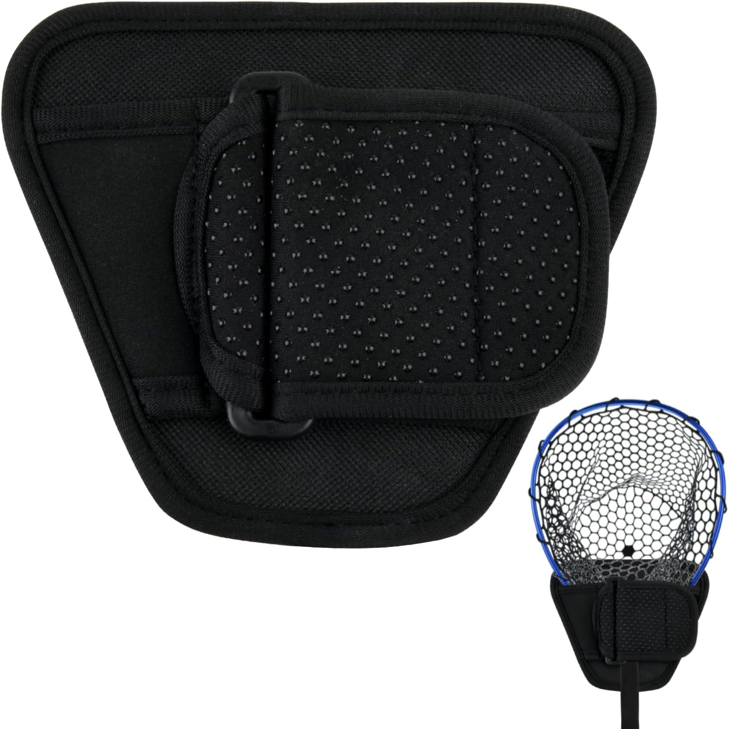 Fishing Net Holster Fish Landing Net Holder Adjustable Belt-Mounted Fishing Hand