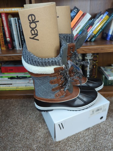 Women Faux Fur Lining Snow Boots Water-resistant - 第 5/10 張圖片