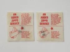 Vintage Lot Of Two Packs Of Zippo Original Replacement Flints.