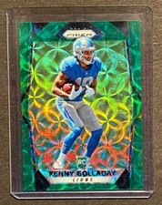 2017 Panini Prizm Kenny Golladay Green Scope 11/99 Rookie Refractor Lions RC