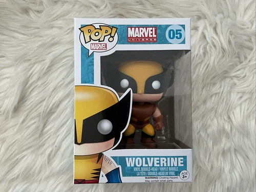 Funko Pop X-Men Wolverine #05 Brown Suit Variant Marvel Classic..Rare