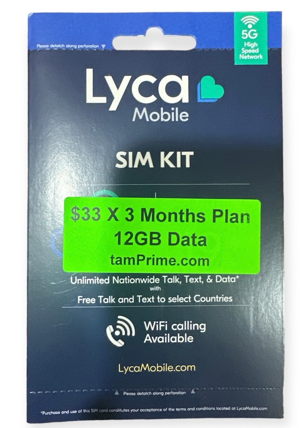 Walmart Family Mobile Starter Kit SIM Card - Bring Your Own Phone, 4G/5G, No Expiration