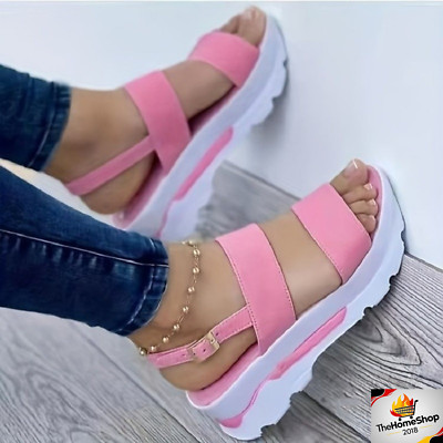 Sandalias De Plataforma Para Mujer - Excelente Calidad - Zapatos Para Verano