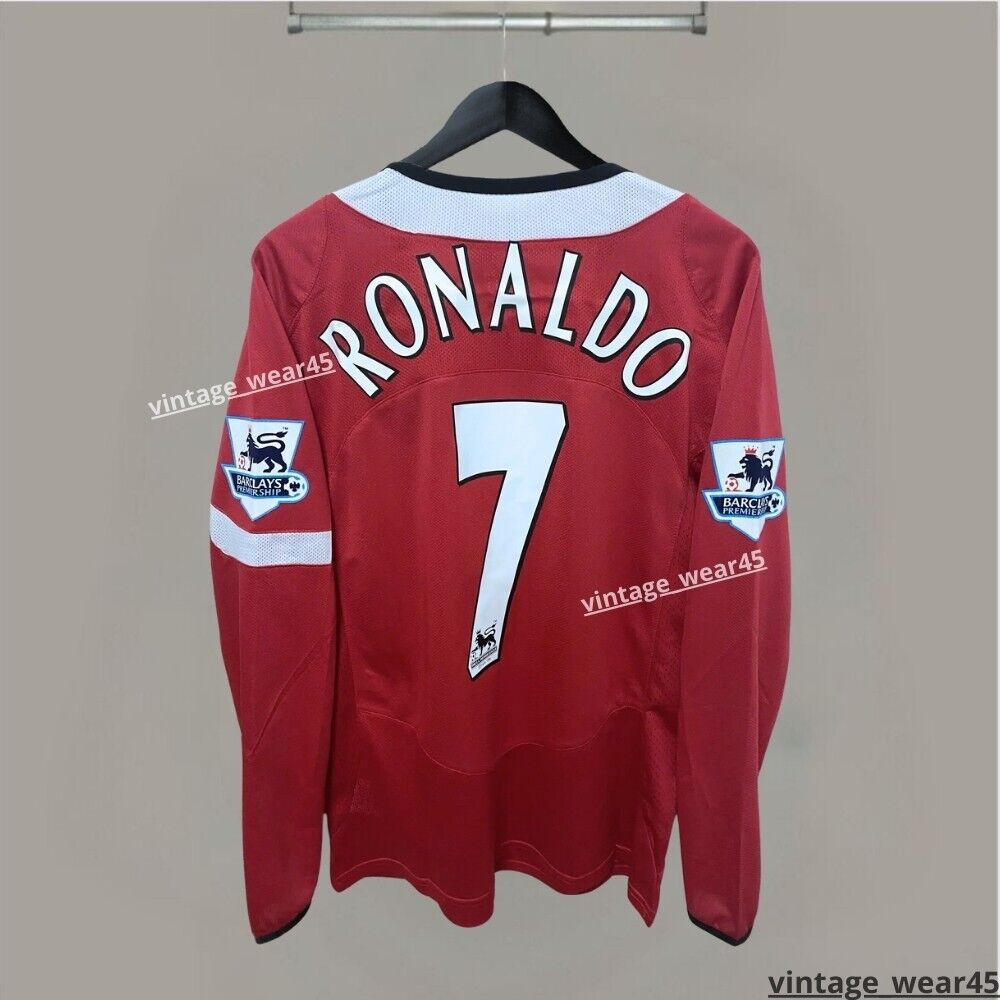 Ronaldo #7 Manchester United 2004/2005 Red Premium Retro