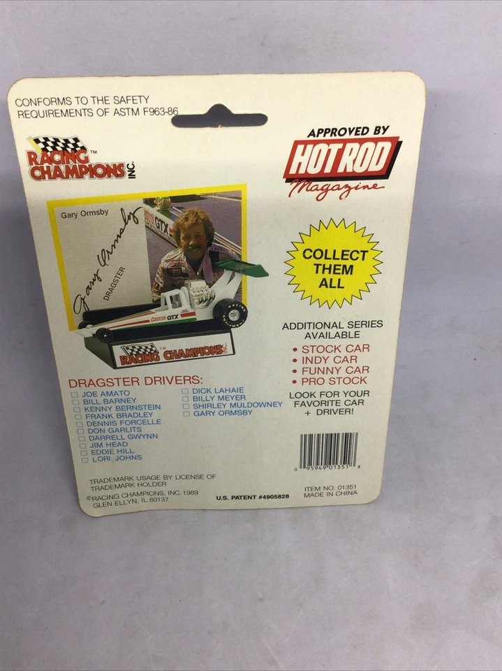 1989 年全新带盒赛车冠军龙虾收藏系列 1 Pennzoil Eddie Hill — 第 4/4 张图片