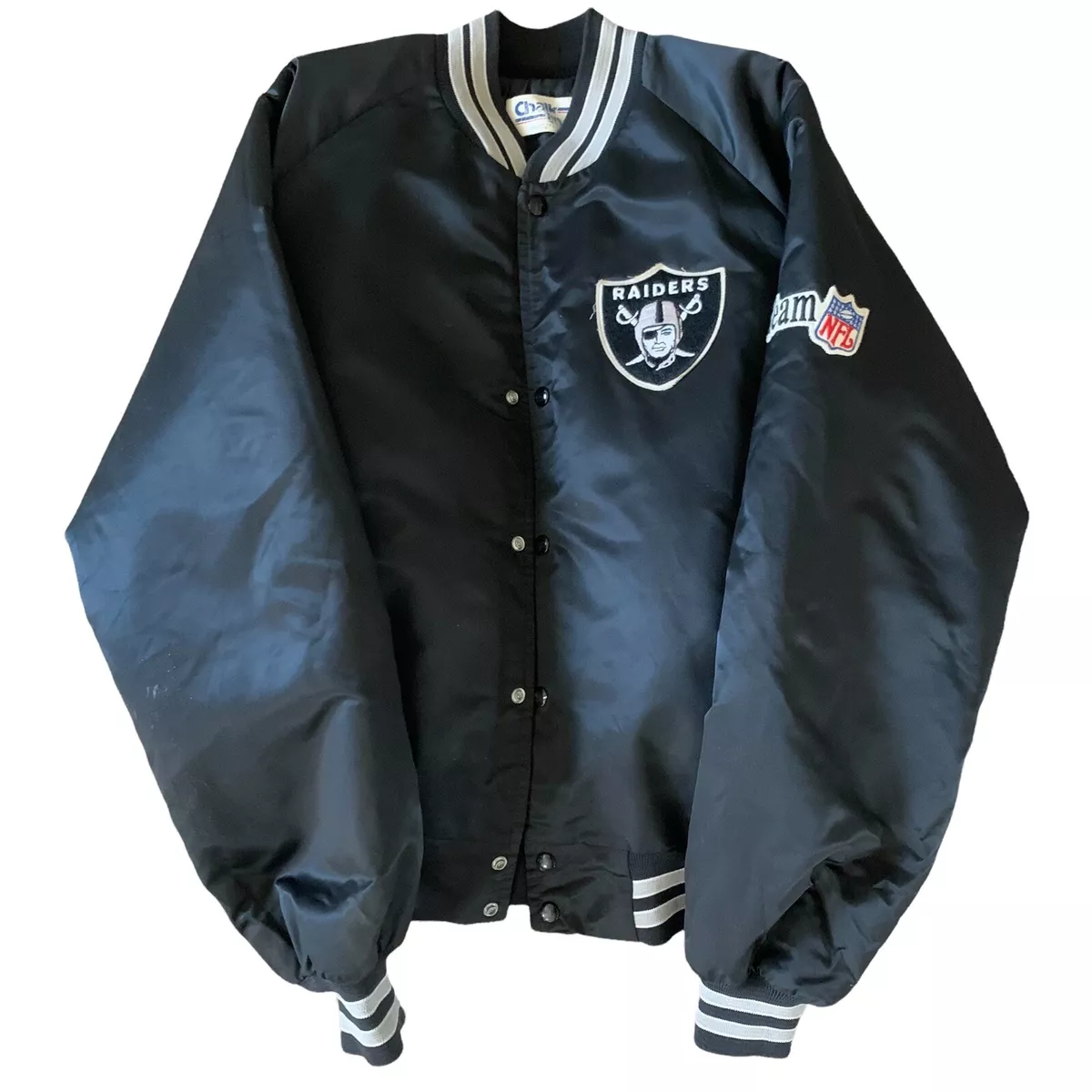 Vintage 90s Starter Raiders NFL Varsity Las Vegas Jacket 