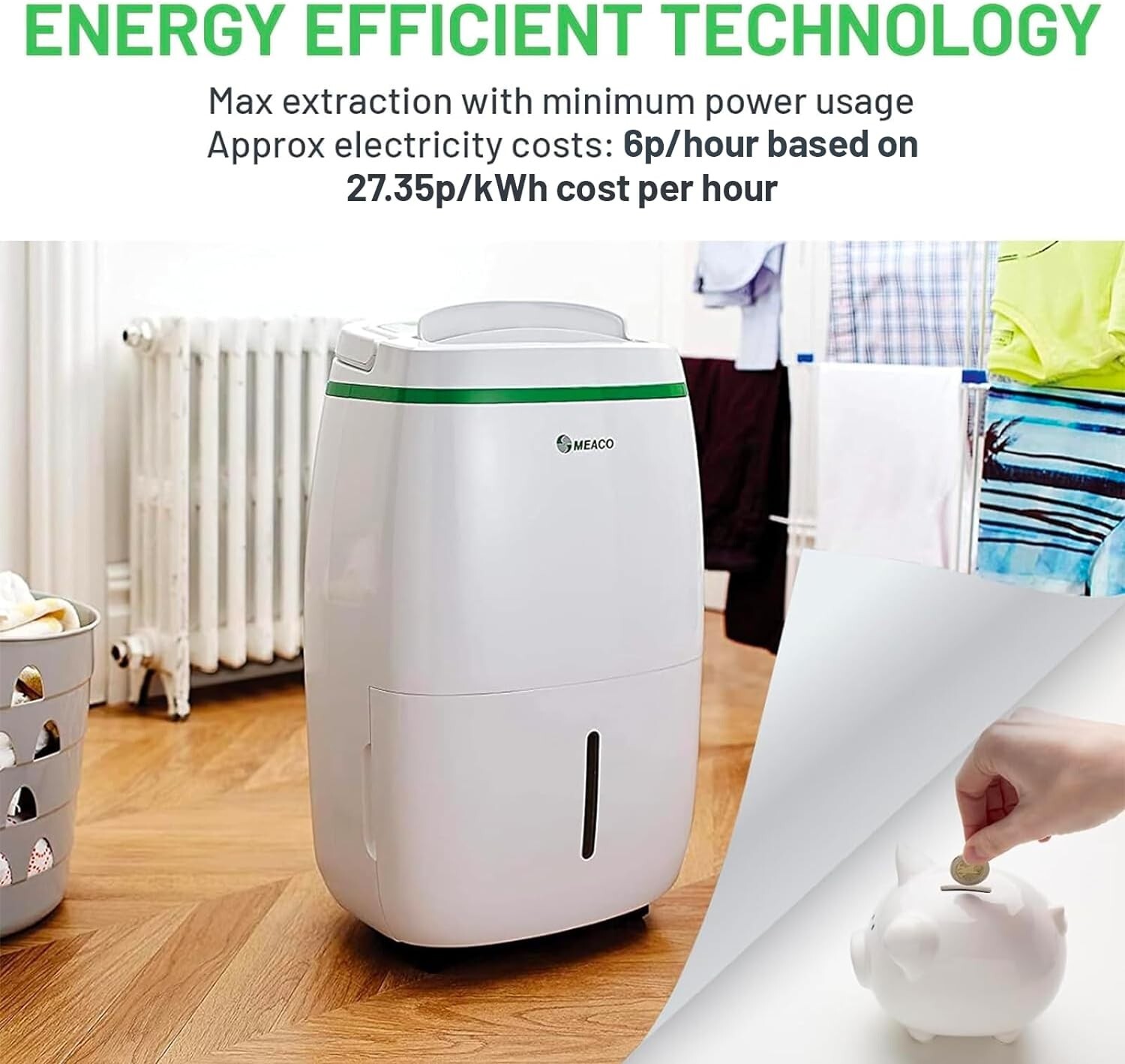 Meaco 20L Low Energy Dehumidifier and Air Purifier 2in1Dehumidifier Air