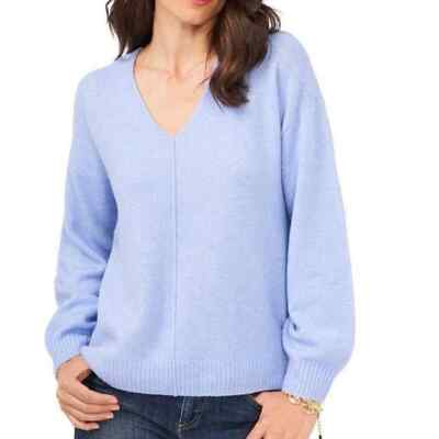 NEW Vince Camuto Light Blue V-neck Sweater WOMEN Plus Size XXL