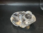 Steuben Glass Frog Hand Cooler or Paperweight 3" MINT!