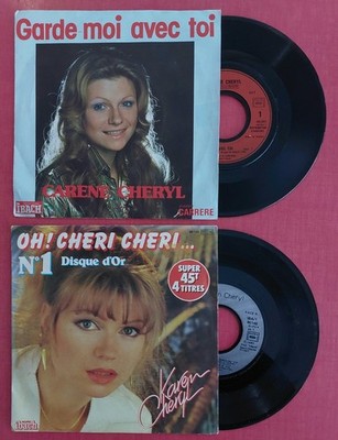 Set 2 45 KAREN CHERYL TURNS '' Oh Schatz '' '' Behalte mich bei dir '' - Getestet.