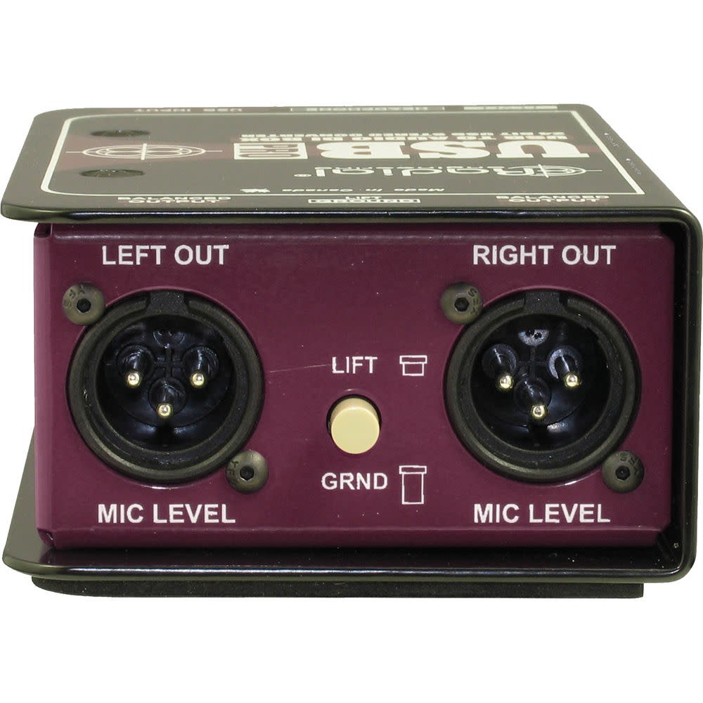 Radial USB-Pro Digital USB DI for Laptops w/ Polish Cloth and 2 Cables