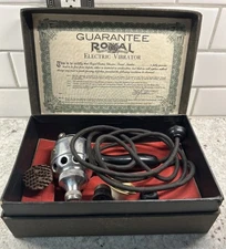 Vintage 1920’s 30’s Royal Electric Vibrator w/Massagers . Original Box **Read
