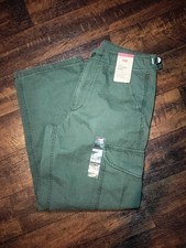 Levi's XX Cargo Baggy Pants Men's 30x30 Green Military Cargo 100 Cotton NWT