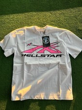 Hellstar Men's White Graphic T-Shirt Size Small Brand New