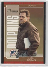 2005 Bowman Bronze Nick Saban #73 Rookie RC 04xs
