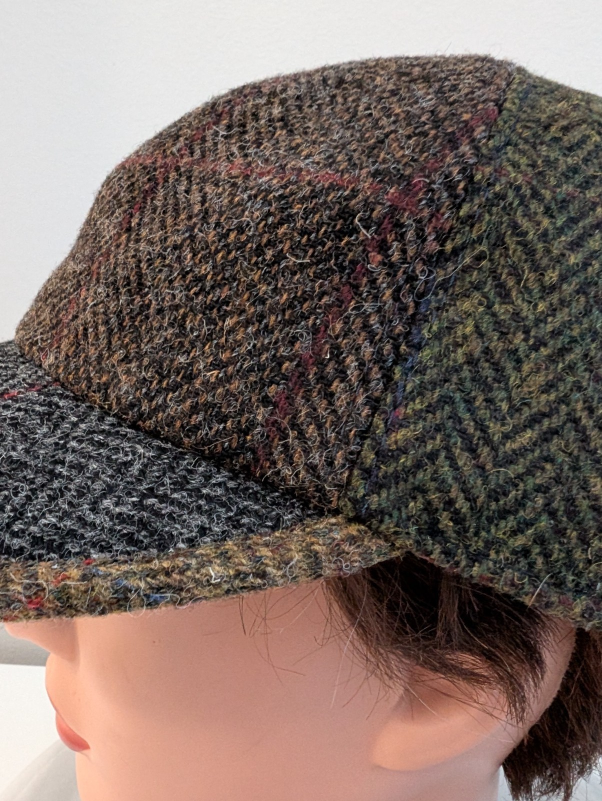 Mucros Weavers baseball cap hat patchwork plaid t… - image 8