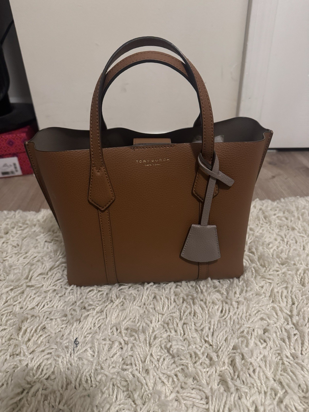 Tory Burch Brown Leather Crossbody Bag