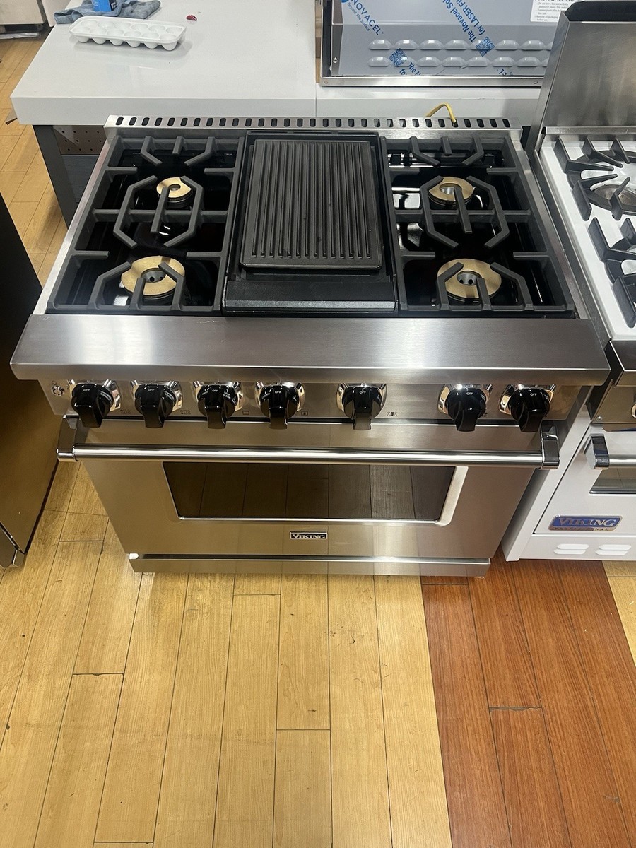 Viking 36 Inch Freestanding Dual Fuel Range NEW VDR73624GSS | eBay