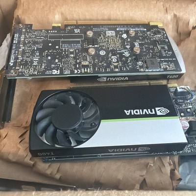 Lot of 2 Nvidia Quadro T400 Video Cards 2GB GDDR6 PCIe