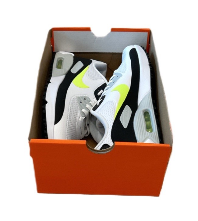 Nike Air Max 90 Golf White Hot Lime Green NBY HV9305-103 sz 11 Men's thumbnail 3
