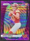 2024 Panini Prizm Jayden Daniels Purple Wave /99 RC Commanders LS