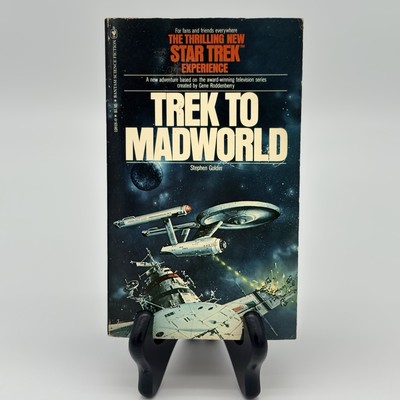 Vintage Star Trek Soft Cover ''Trek to Madworld'' Bantam 1979 1st Print enterprise