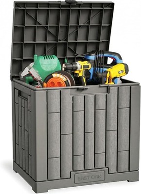 EAST OAK Outdoor Storage Box, 31 Gallon Deck Box Indoor and Outdoor Use