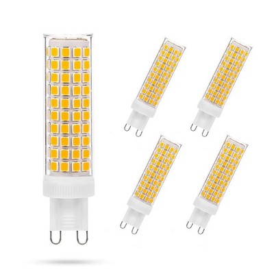 G9 LED Bulb 10W, 100W G9 Halogen Bulb Equivalent, 1200LM, AC 100V-265V, Warm ...