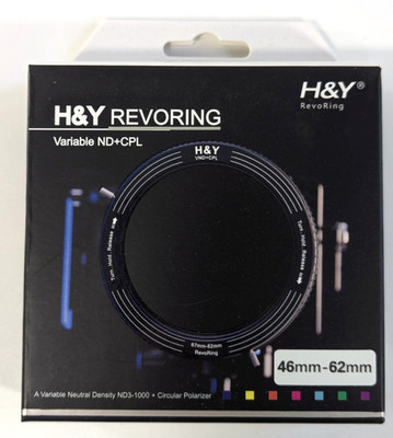 H&Y RevoRing Variable ND3+1000 CPL 46mm-62mm Polarizer Filter OPEN BOX